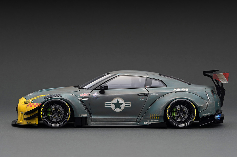  ignition model : IG2346 1/18 LB-WORKS Nissan GT-R R35 type 2 Matte Green : ignition model