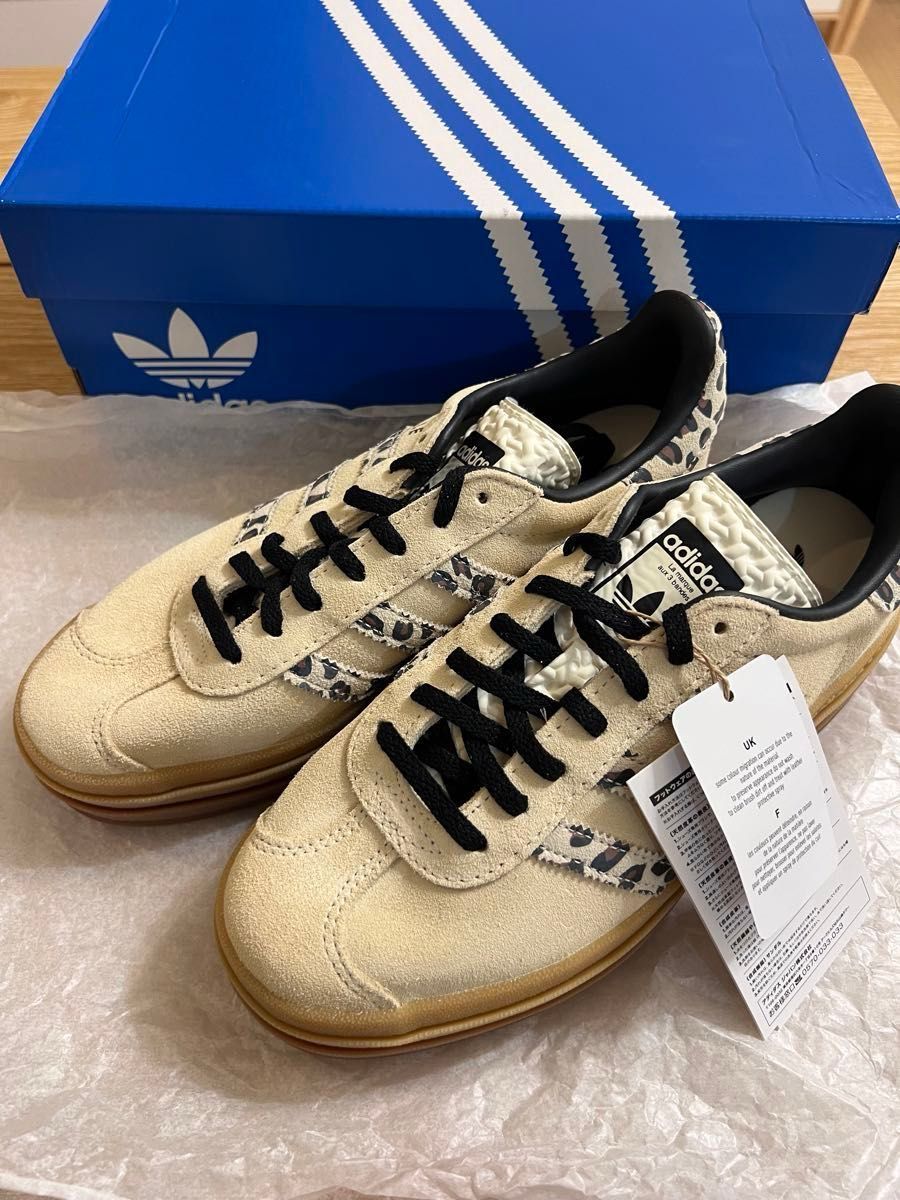 adidas gazelle アディダス ガゼル レオパード ベージュ 22 0cm adidas gazelle アディダス ガゼル レオパード ベージュ 22 0cm