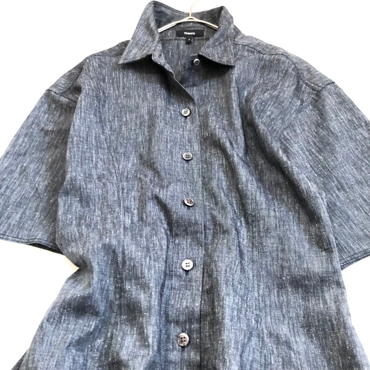 セオリー 22SS Travel Twill Elastic リネン混 マキシ丈 ロング セオリー 22SS Travel Twill Elastic リネン混 マキシ丈 ロング