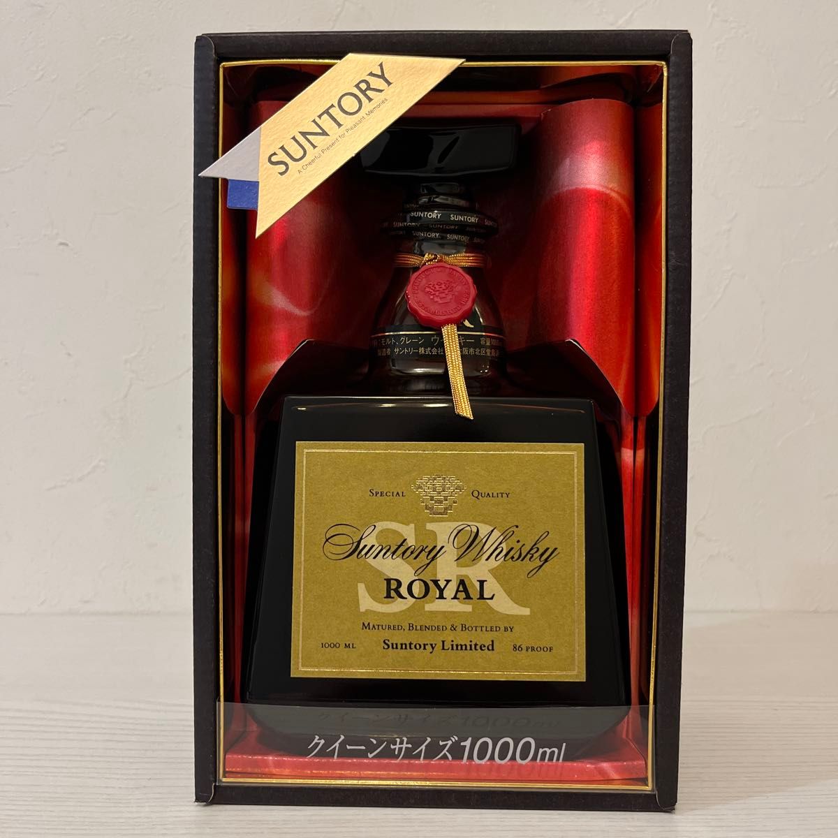ローヤル 旧ボトル 1000ml クイーンサイズ 箱付き 美品 ローヤル 旧ボトル 1000ml クイーンサイズ 箱付き 美品