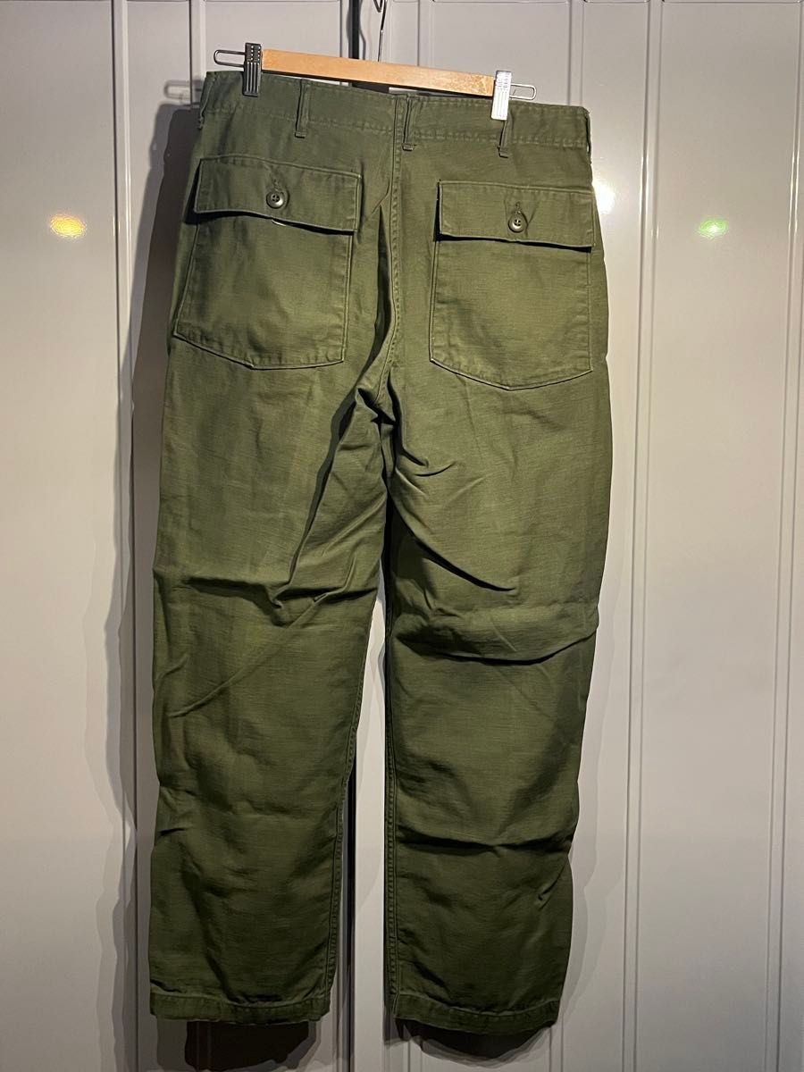 60s 米軍実物 ベイカーパンツ ユーティリティ パンツ OG-107 W34 60s 米軍実物 ベイカーパンツ ユーティリティ パンツ OG-107 W34
