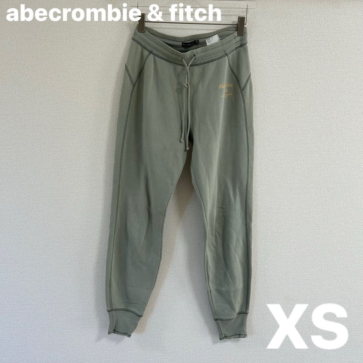 アバクロ スウェットパンツ カーキ 裏起毛 レディース XSサイズ アバクロ スウェットパンツ カーキ 裏起毛 レディース XSサイズ
