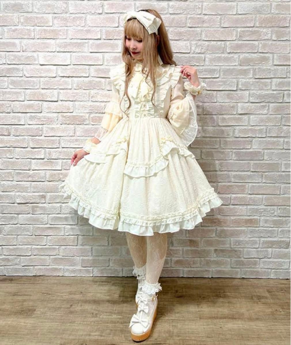 axes femme kawaii レディローズジャンスカ 生成り 新品未使用 axes femme kawaii レディローズジャンスカ 生成り 新品未使用