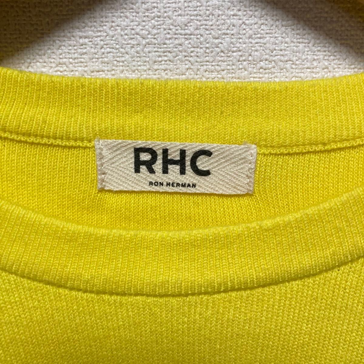 Ron Herman ロンハーマン ニット スウェット Yellow RHC Lサイズ Ron Herman ロンハーマン ニット スウェット Yellow RHC Lサイズ