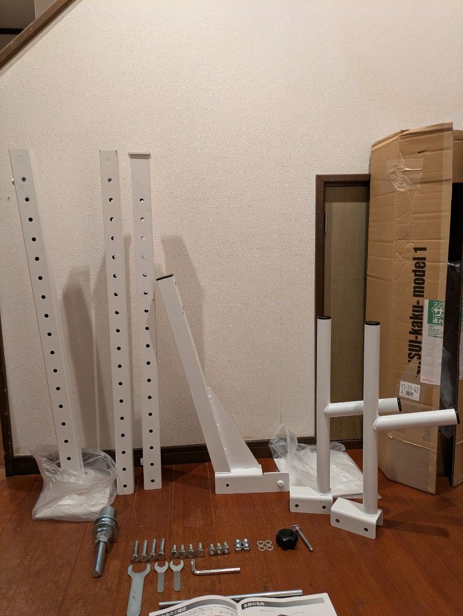 TEDDY WORKS KENSUI kaku model2 ホワイト 白 懸垂バー 筋トレ TEDDY WORKS KENSUI kaku model2 ホワイト 白 懸垂バー 筋トレ