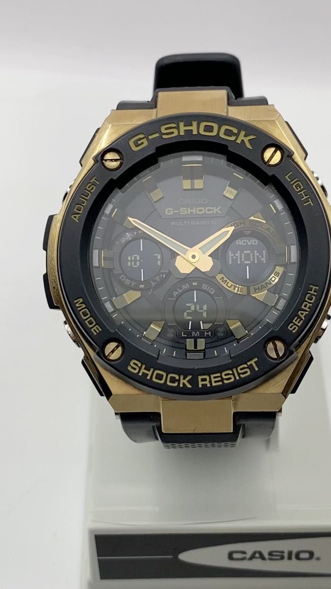 箱付・美品!CASIO・G-SHOCK・GSTーW100Gー1AJF・カシオ・Gショック・電波ソーラー・タフソーラー・ジースチール