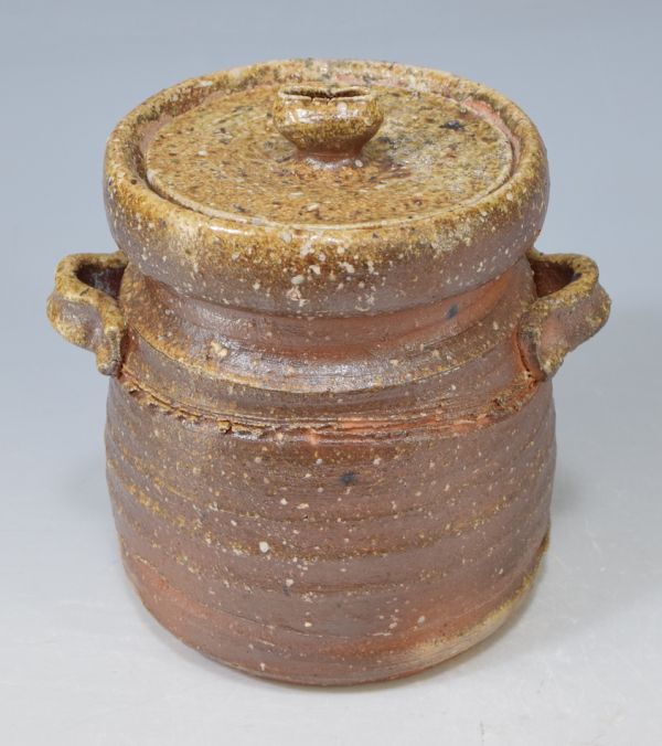 話題の人気 杉本瑞峯「信楽窯 水指」 茶道具 信楽焼 茶事 日芸展・陶芸展 水指