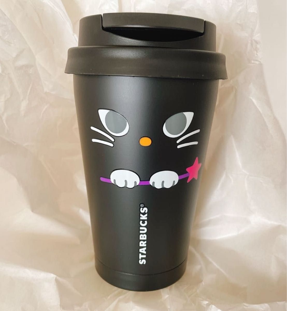 ハロウィン2024ステンレスTOGOタンブラーウィッチキャット355ml ハロウィン2024ステンレスTOGOタンブラーウィッチキャット355ml