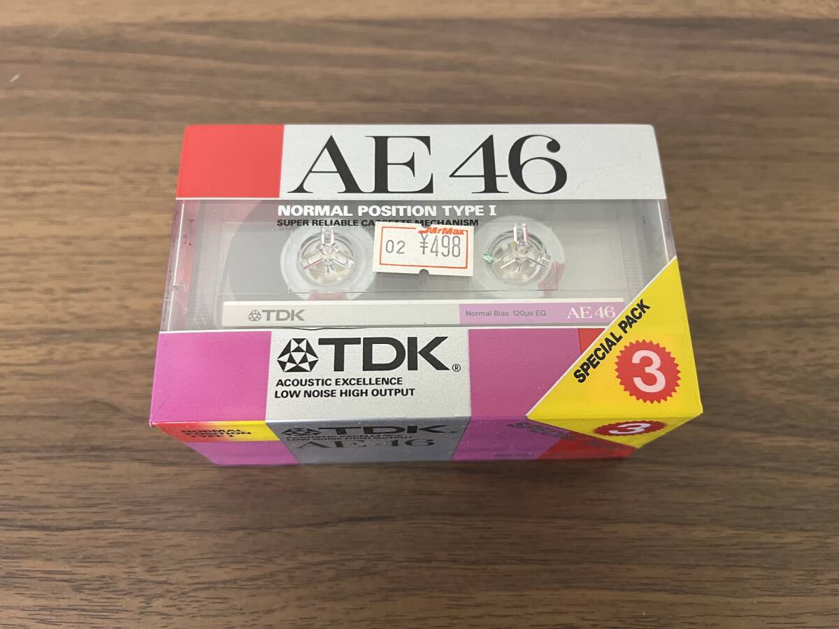 (訳あり/未開封)カセットテープ　TDK AE46 special pack 特別限定品　3巻入り