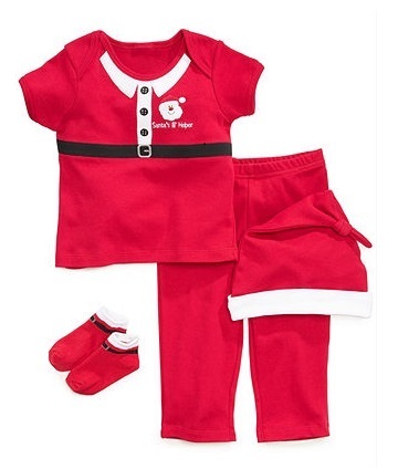 ◆男の子用 サンタスーツ 【６～１２ヶ月】◆USA Macy's、新品♪