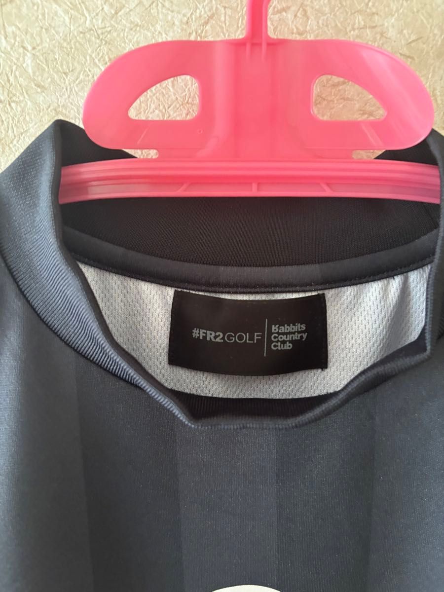FR2 GOLF MOONSHOT ストライプモックネックTシャツ 黒 L|Yahoo FR2 GOLF MOONSHOT ストライプモックネックTシャツ 黒 L|Yahoo