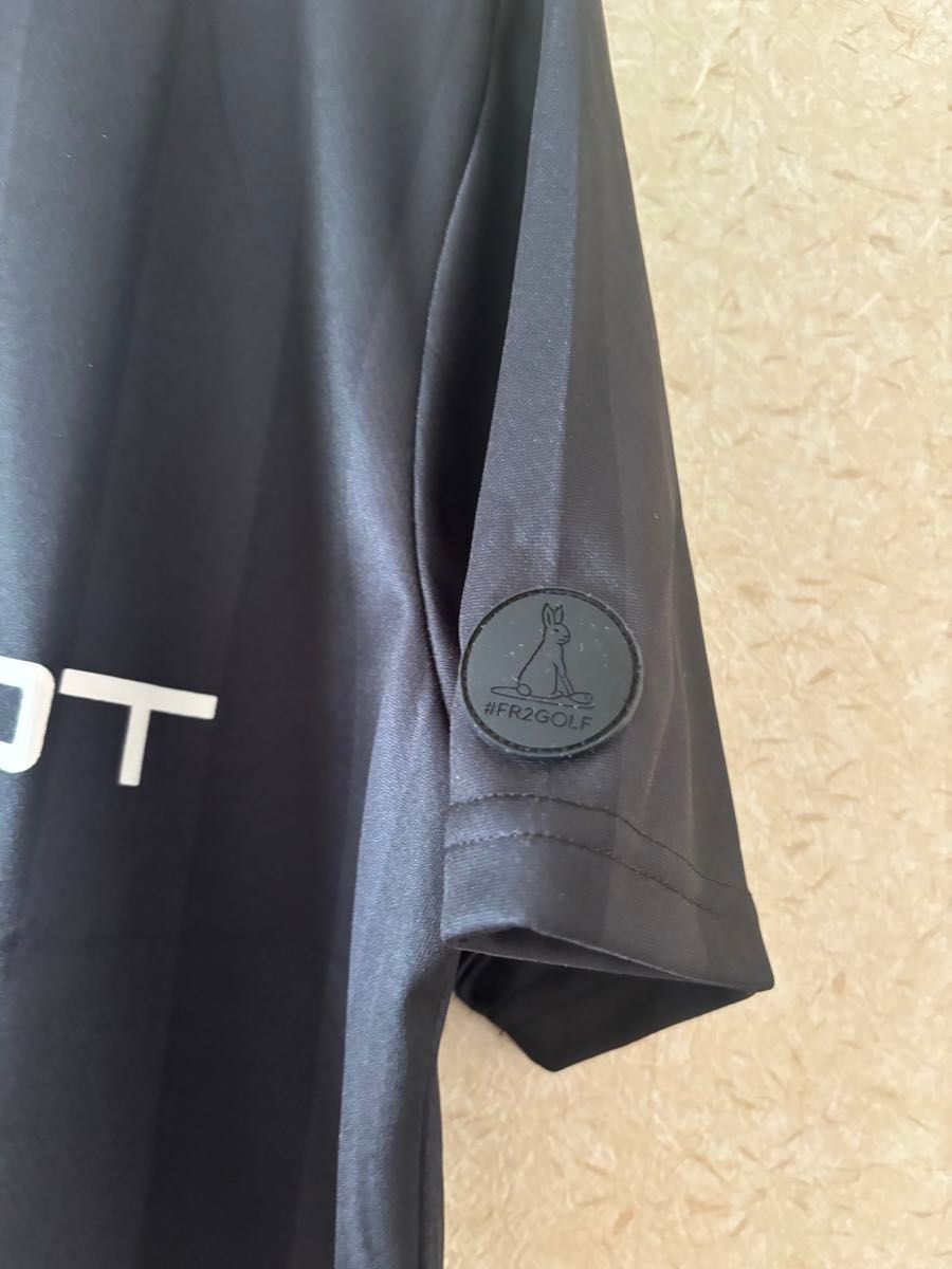 FR2 GOLF MOONSHOT ストライプモックネックTシャツ 黒 L|Yahoo FR2 GOLF MOONSHOT ストライプモックネックTシャツ 黒 L|Yahoo