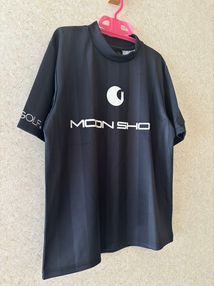 FR2 GOLF MOONSHOT ストライプモックネックTシャツ 黒 L|Yahoo FR2 GOLF MOONSHOT ストライプモックネックTシャツ 黒 L|Yahoo