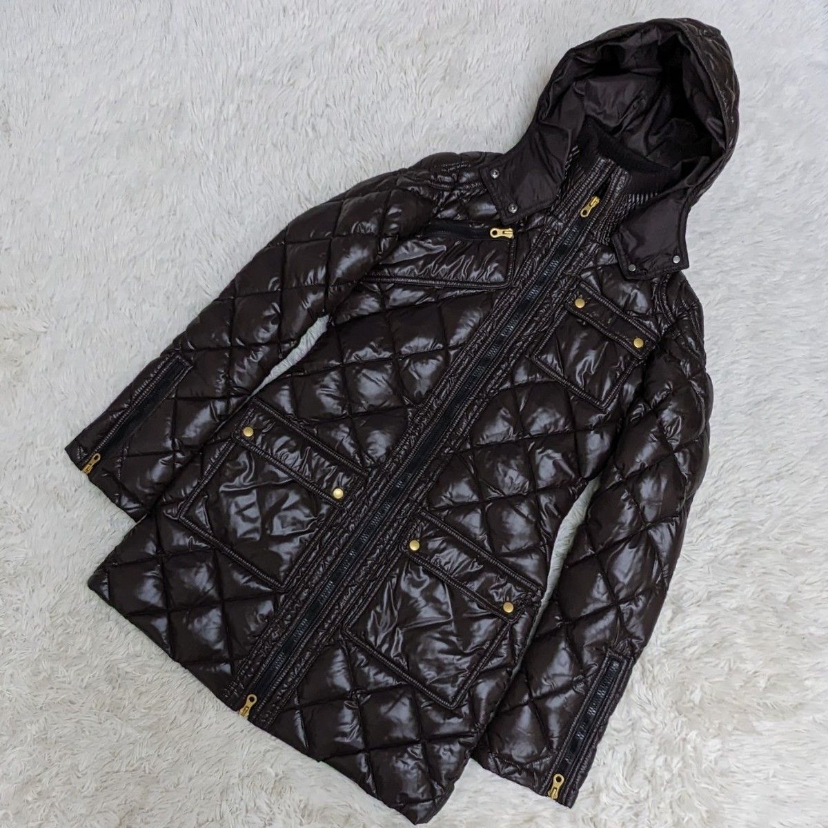 美品 定価8 6万 デュべティカ ダウンコート キルティング 2way 美品 定価8 6万 デュべティカ ダウンコート キルティング 2way