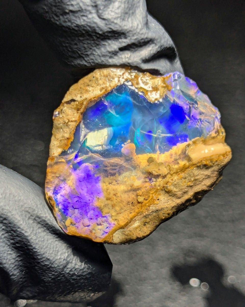 A*e様 エチオピア オパール 青 ブルー 原石 49ct 標本 鉱石 21 3ct】エチオピア オパール 原石 天然石 鉱物 標本 鉱石