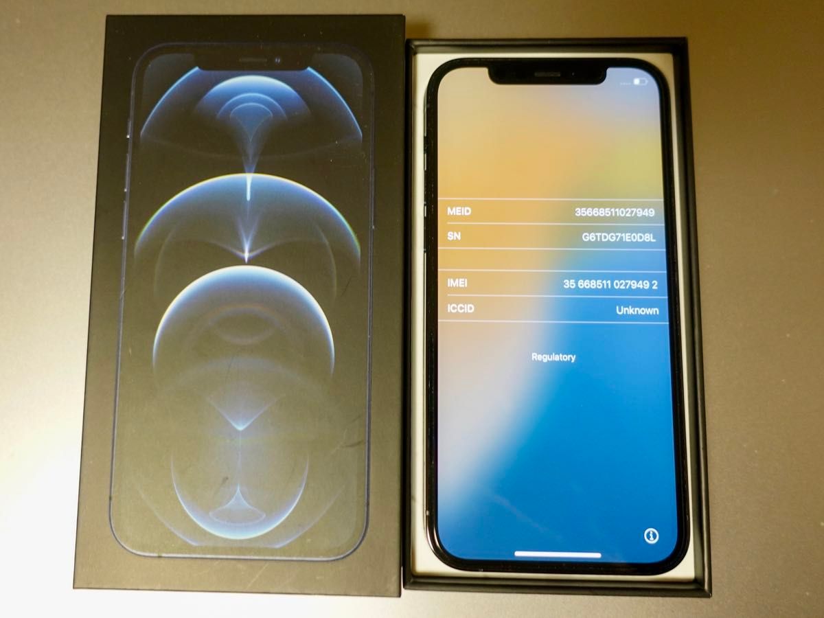 美品】iPhone12 Pro 128GB SIMフリー パシフィックブルー おまけ 美品】iPhone12 Pro 128GB SIMフリー パシフィックブルー おまけ