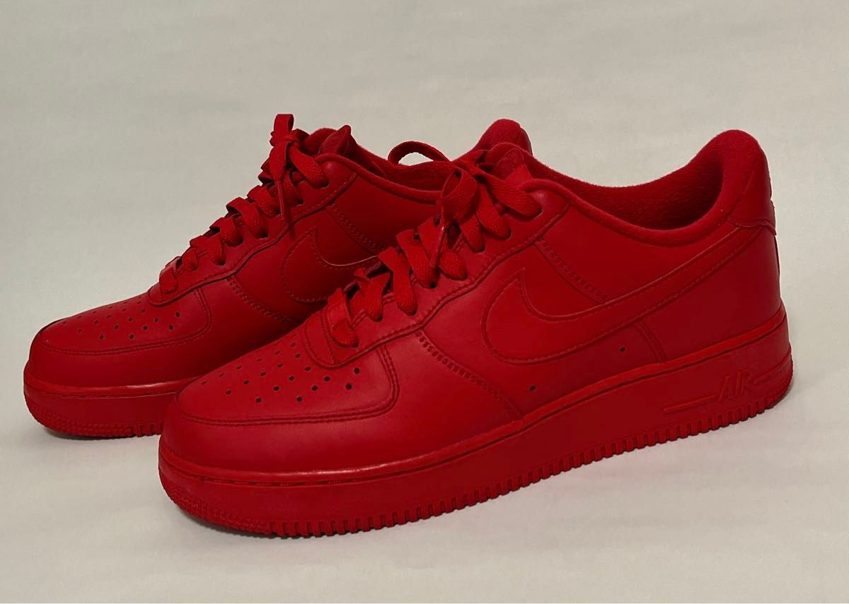 ナイキ エアフォース 1 NIKE AIR FORCE 1 RED 27cm US9 ナイキ エアフォース 1 NIKE AIR FORCE 1 RED 27cm US9