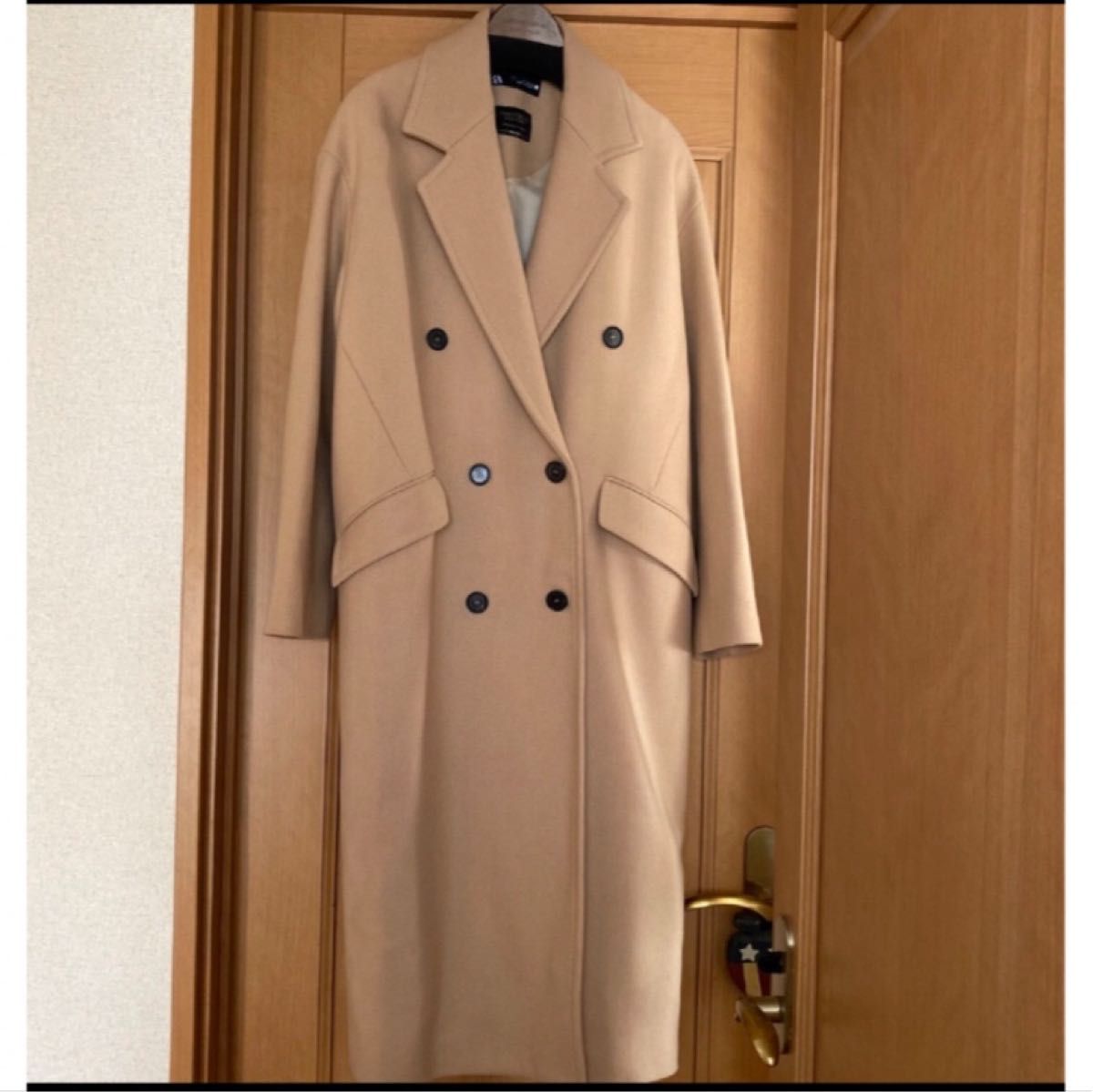 ZARA ザラ マンテコウール ロング コート ライトベージュ|Yahoo ZARA ザラ マンテコウール ロング コート ライトベージュ|Yahoo