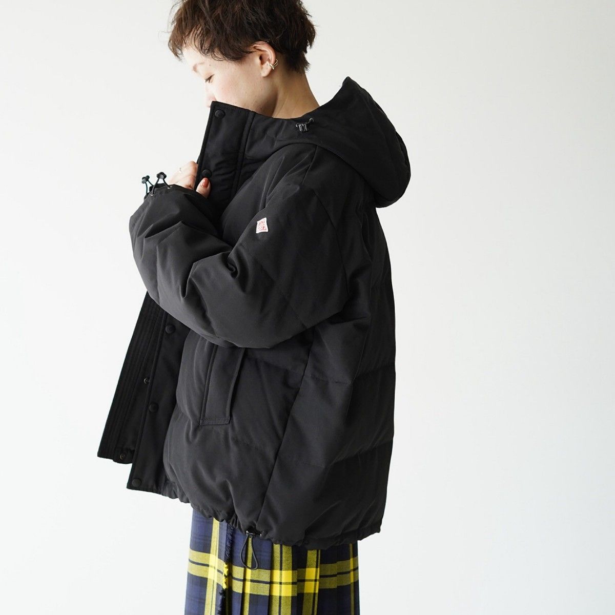タグ付き 新品 DANTON T/C SHORT ダウンジャケット ブラック タグ付き 新品 DANTON T/C SHORT ダウンジャケット ブラック