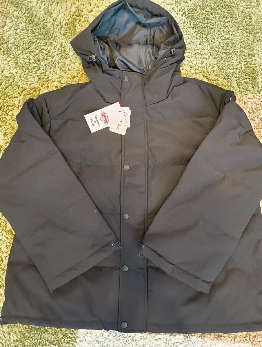タグ付き 新品 DANTON T/C SHORT ダウンジャケット ブラック タグ付き 新品 DANTON T/C SHORT ダウンジャケット ブラック