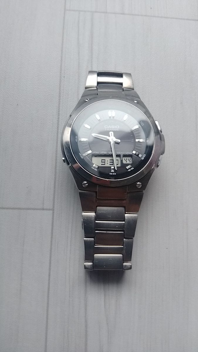 カシオ チタン ウェーブセプター i-RANGE IRW-M10T 電波ソーラー 腕時計 CASIO