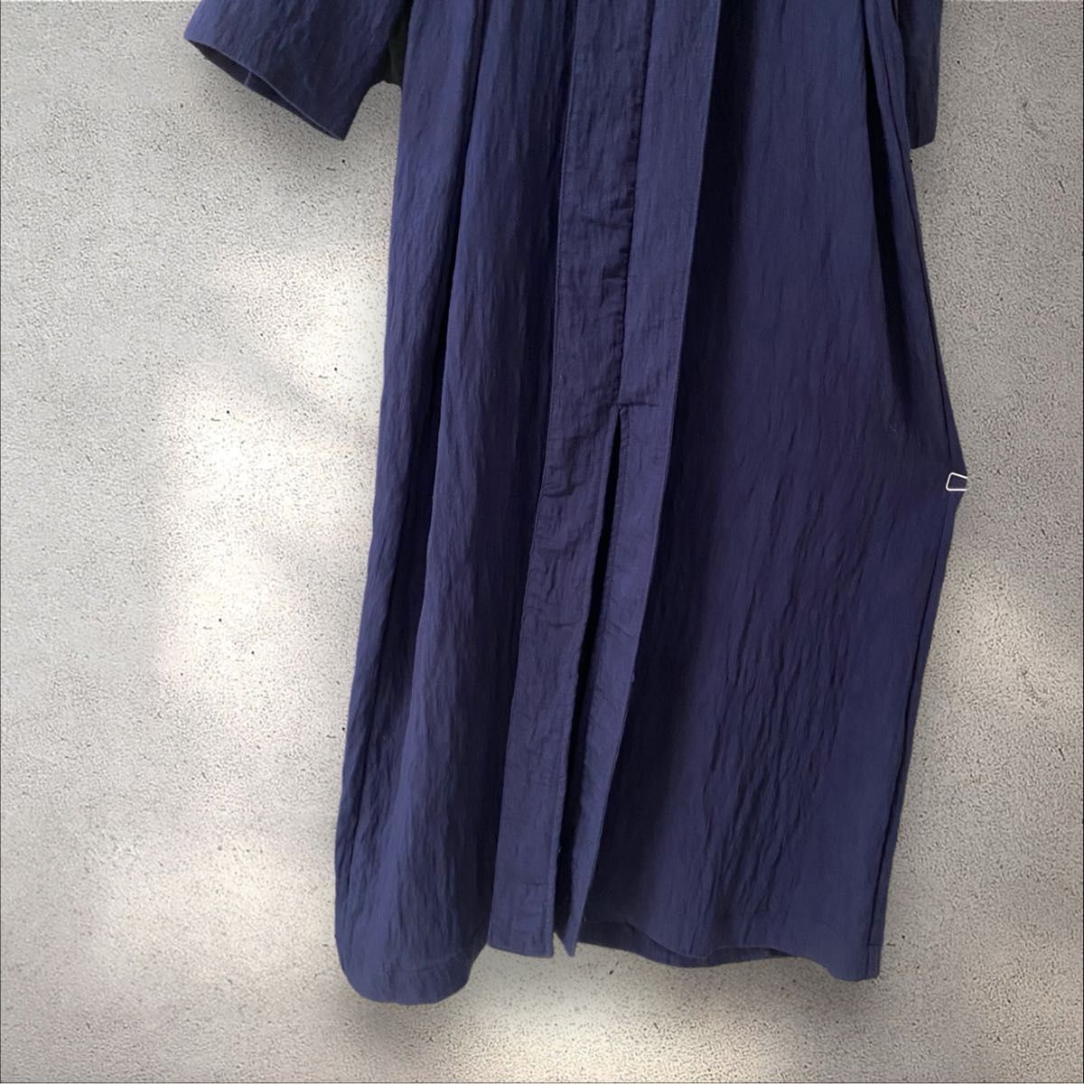 ZARA XS ザラ カフタンリボンVネックロングワンピース ネイビー ZARA XS ザラ カフタンリボンVネックロングワンピース ネイビー