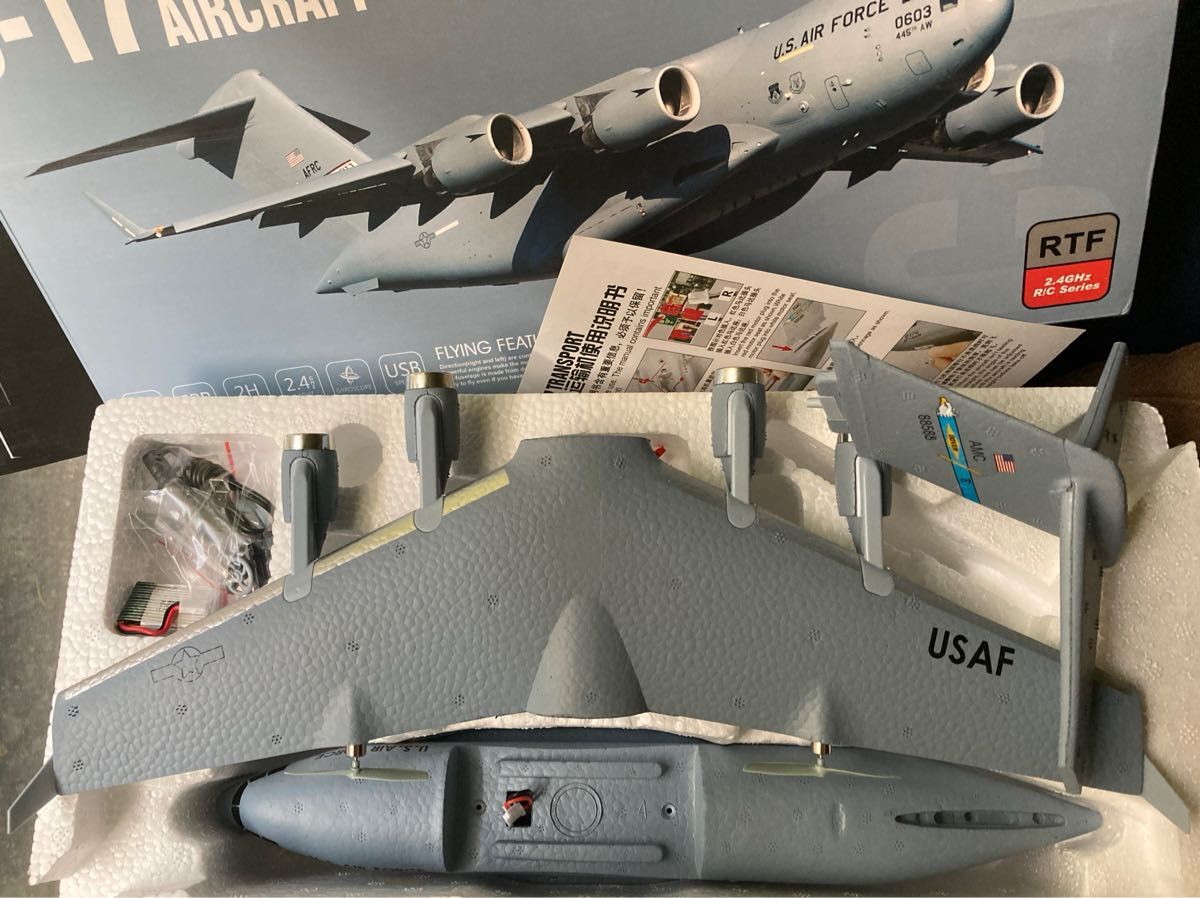 セール 送料無料 未使用ラジコンフルセット C-17輸送機 簡単 セール 送料無料 未使用ラジコンフルセット C-17輸送機 簡単