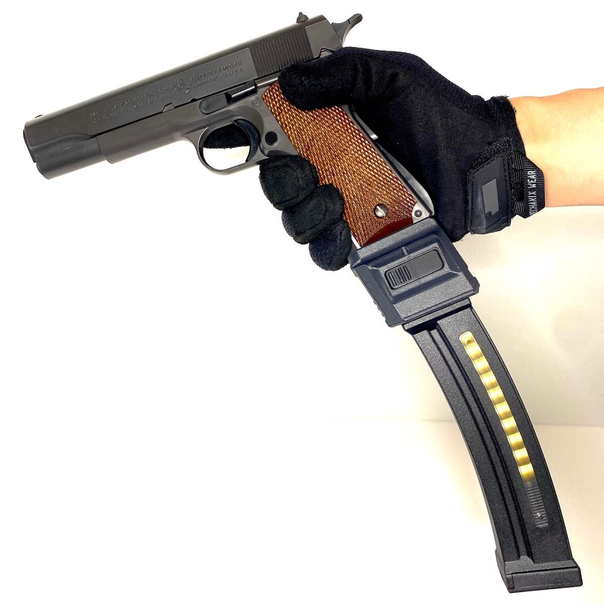 エアコキガバメント MP5マガジンアダプター M1911 サバゲー エアコキガバメント MP5マガジンアダプター M1911 サバゲー