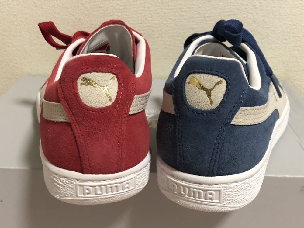  new goods Puma suede custom 27.5. red × blue puma sneakers shoes 