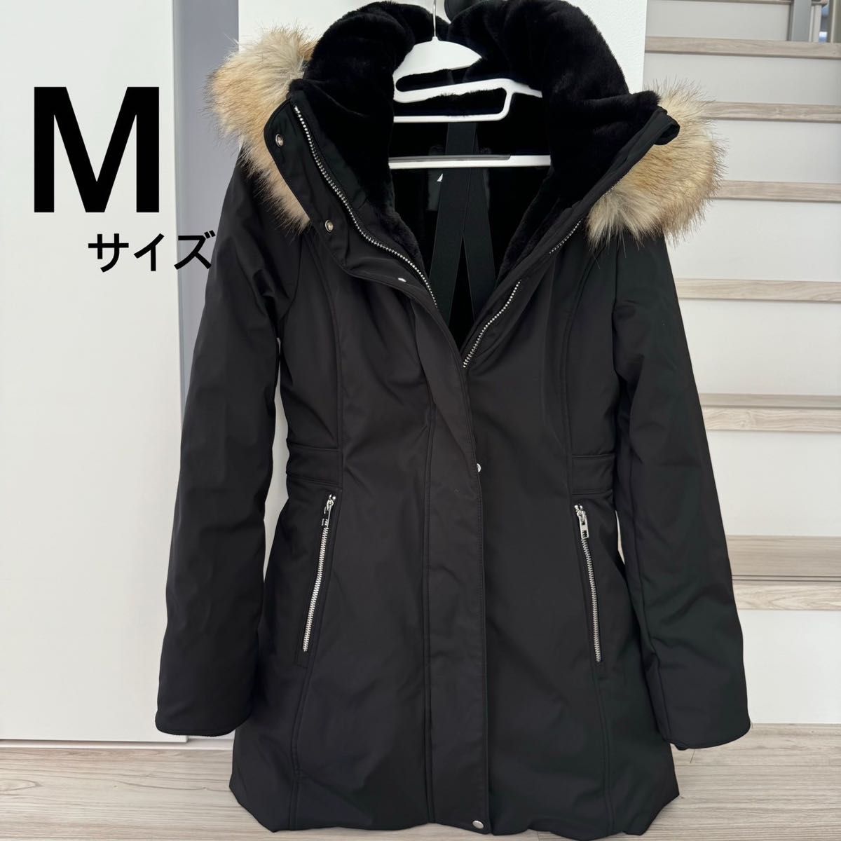 ZARA ザラ Mサイズ ダウンジャケット ウィンターパーカー ファー ZARA ザラ Mサイズ ダウンジャケット ウィンターパーカー ファー