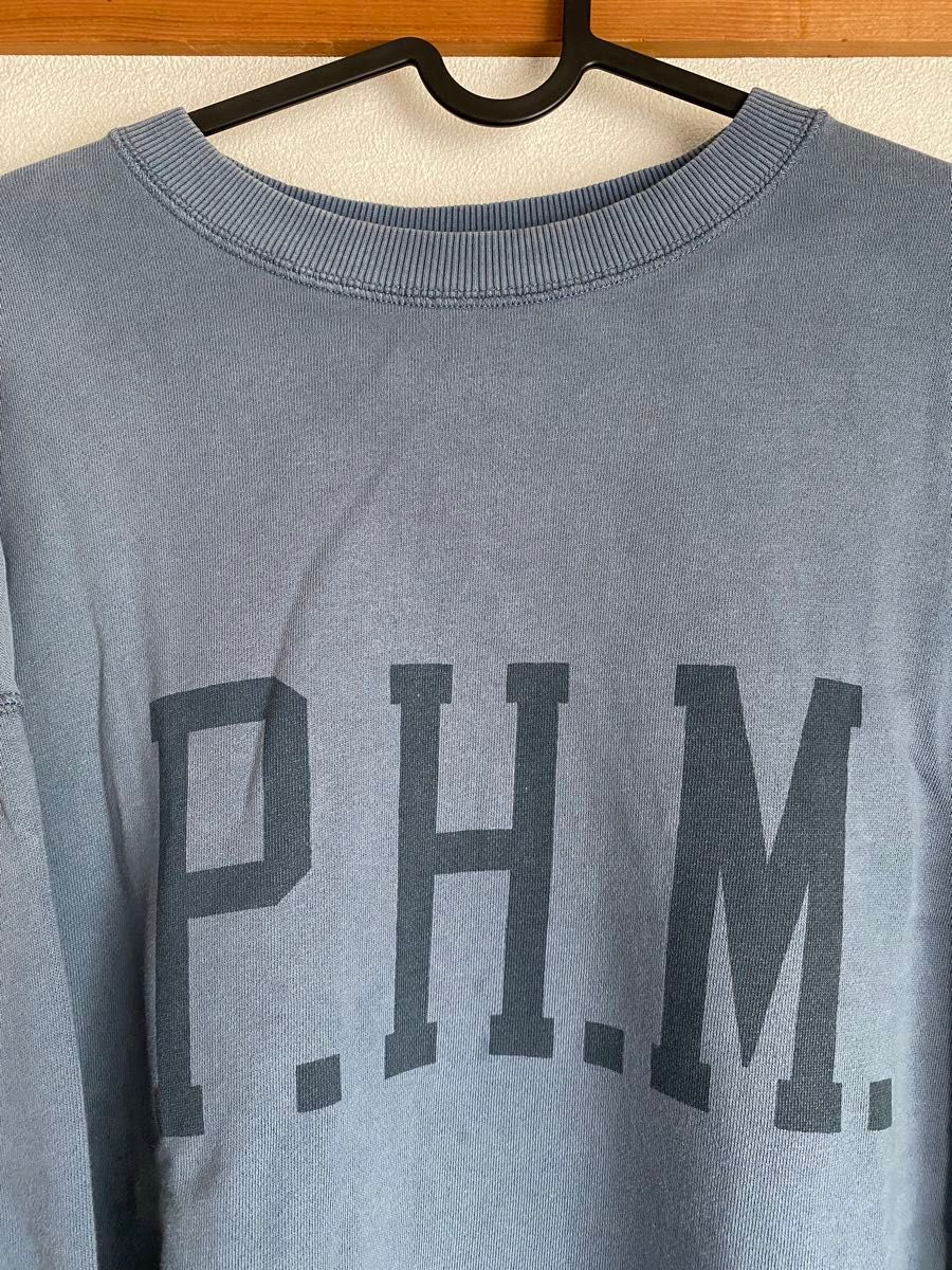 JOURNAL STANDARD relume カレッジスウェットP H Mブルー P H M JOURNAL STANDARD relume カレッジスウェットP H Mブルー P H M