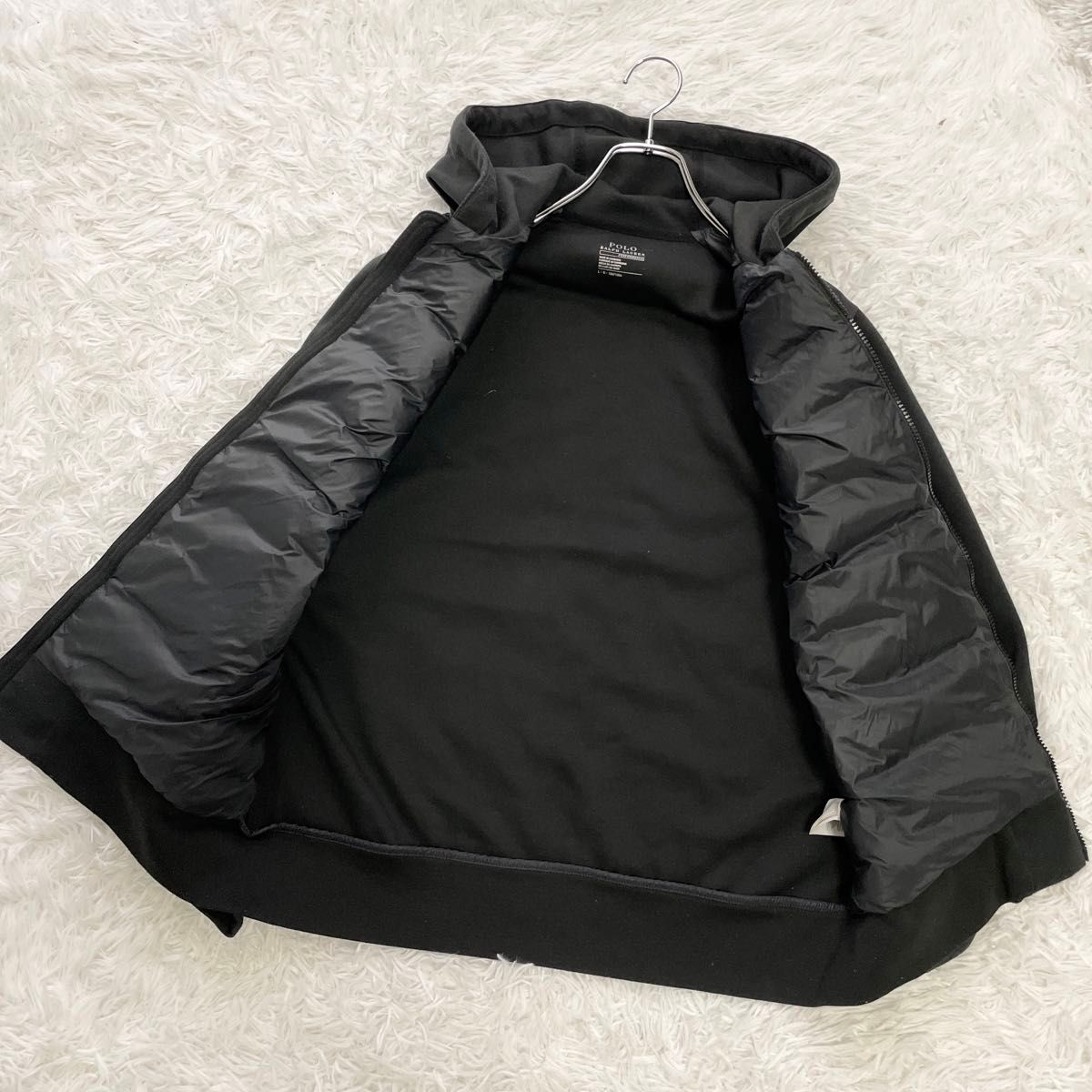 美品】POLO RALPH LAUREN ポロラルフローレン 切り替え ダウン 美品】POLO RALPH LAUREN ポロラルフローレン 切り替え ダウン