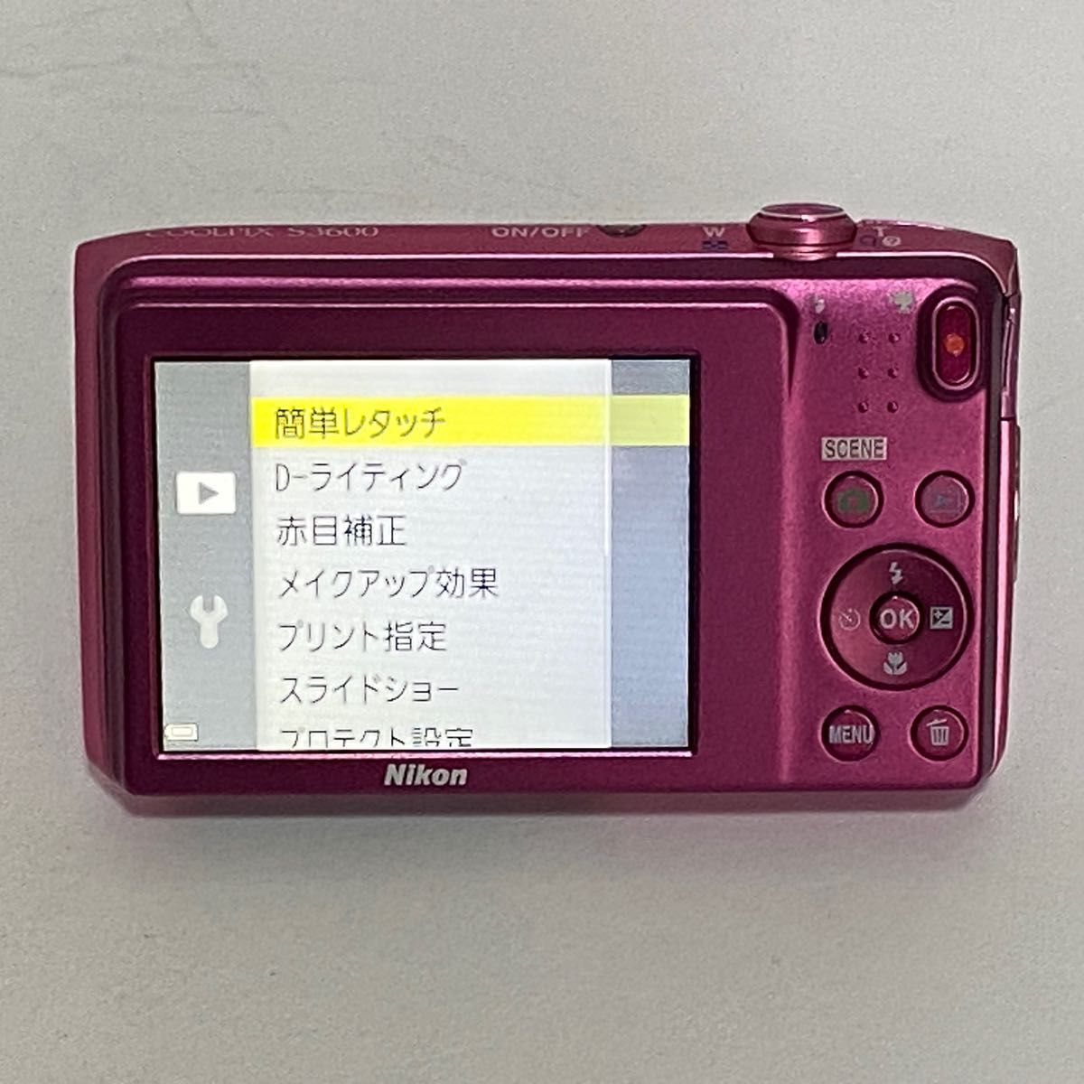 Nikon COOLPIX s3600 ニコン デジタルカメラ SDカード付【8GB Nikon COOLPIX s3600 ニコン デジタルカメラ SDカード付【8GB