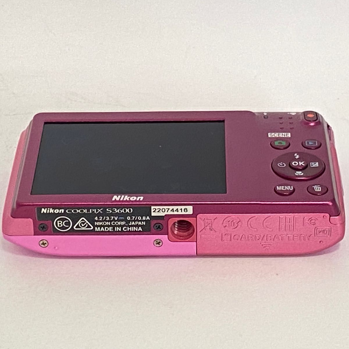 Nikon COOLPIX s3600 ニコン デジタルカメラ SDカード付【8GB Nikon COOLPIX s3600 ニコン デジタルカメラ SDカード付【8GB