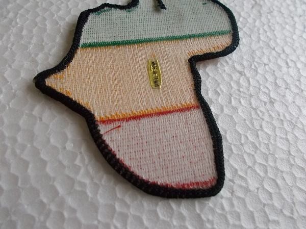ラスタ レゲエ 刺繍 カラー ワッペン/パッチ アップリケ エチオピア ジャマイカ アフリカ 41_画像6