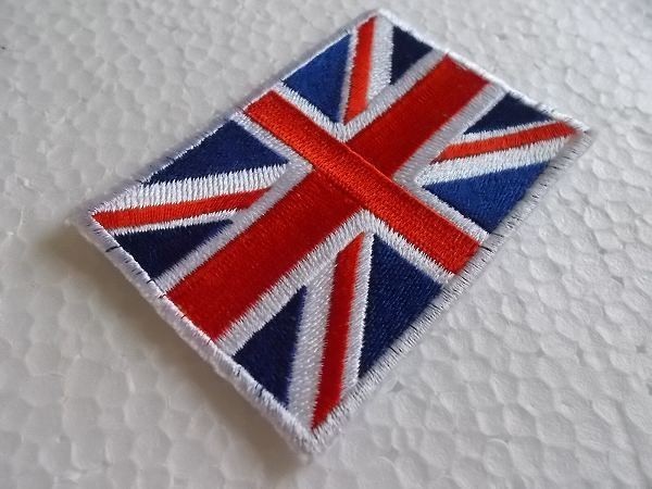 イギリス 国旗 デザイン PUNK ワッペン/刺繍 ビンテージ アイロン ロゴ ロック バンド パンク ROCK 105_画像5