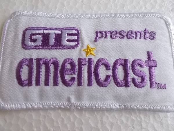 GTE AMERICAST ロゴ 刺繍 ワッペン / ビンテージ 企業 アメリカ USA パッチ カスタム オリジナル おしゃれ 112_画像4