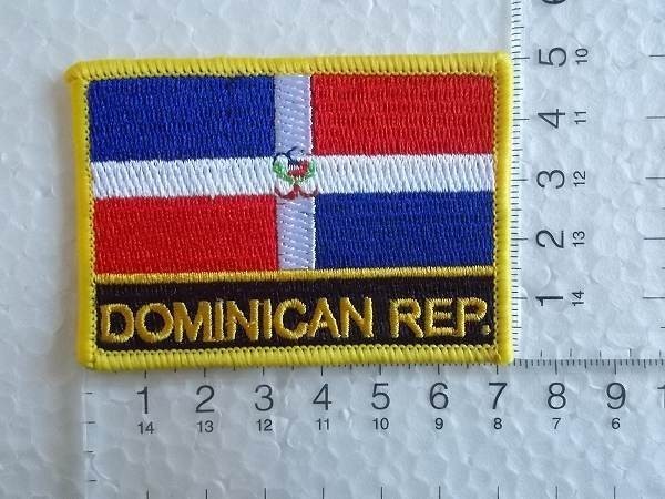 ヤフオク ドミニカ共和国 Dominican Rep 国旗 ワッペン パ