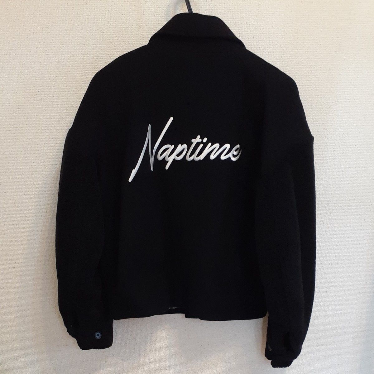 Naptime Nissy 西島隆弘 ボアジャケット ブラック Mサイズ Naptime Nissy 西島隆弘 ボアジャケット ブラック Mサイズ