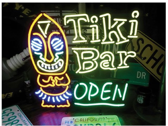 ネオンサイン 【TIKI BAR】ティキバー/看板 ネオン ネオン管 BAR バー