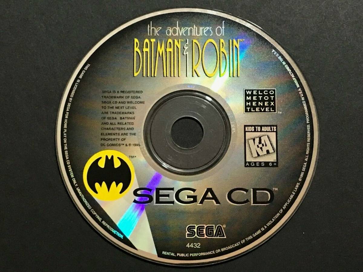 海外限定版 海外版 SEGA CD Adventures of Batman and Robin セガ バットマン & ロビン ソフト その他