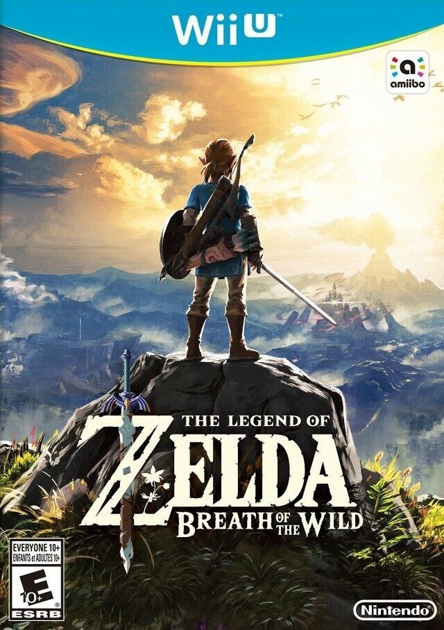 北米版 Legend of Zelda Breath of the Wild Wii U ゼルダの伝説 ブレス オブ ザ ワイルド Game