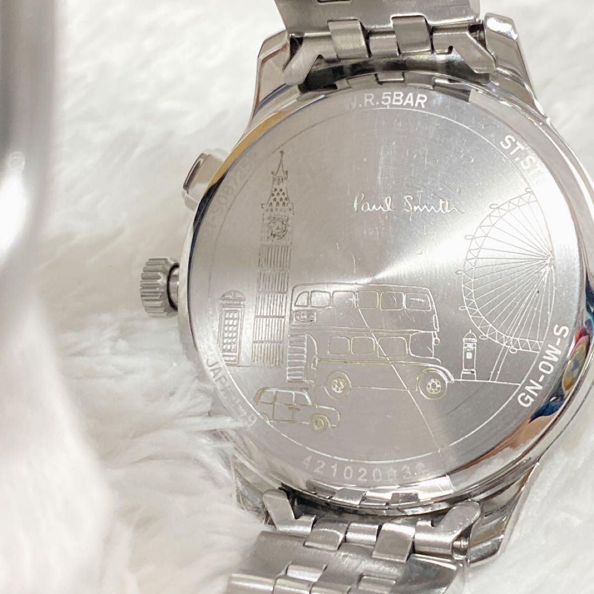 ★美品 ポールスミス ザ・シティ ツーカウンター クロノグラフ腕時計 PaulSmith ポールスミス ザ・シティ ツーカウンタークロノグラフ