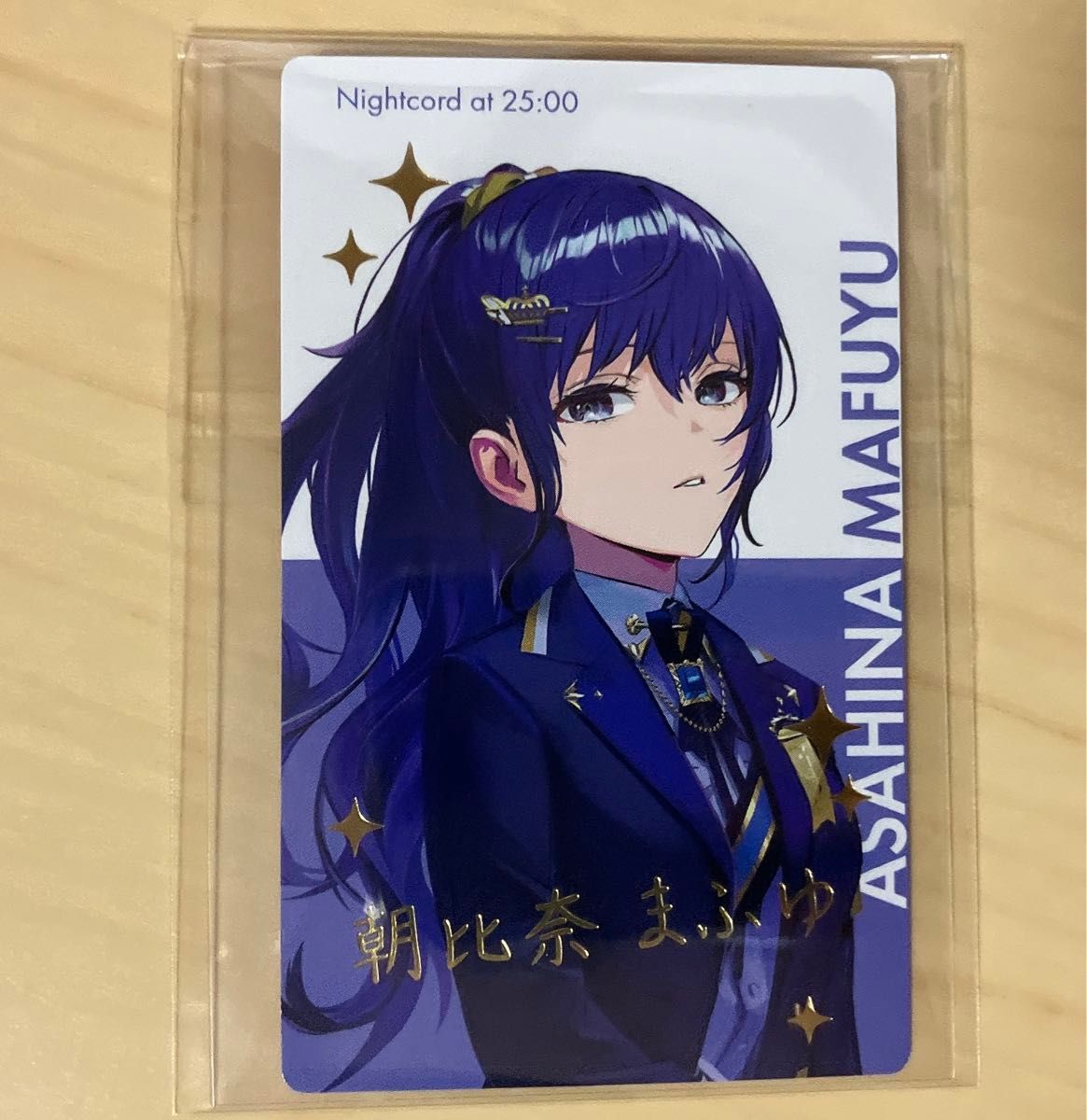 プロジェクトセカイ プロセカ 朝比奈まふゆ エピカ 箔押し プロジェクトセカイ プロセカ 朝比奈まふゆ エピカ 箔押し