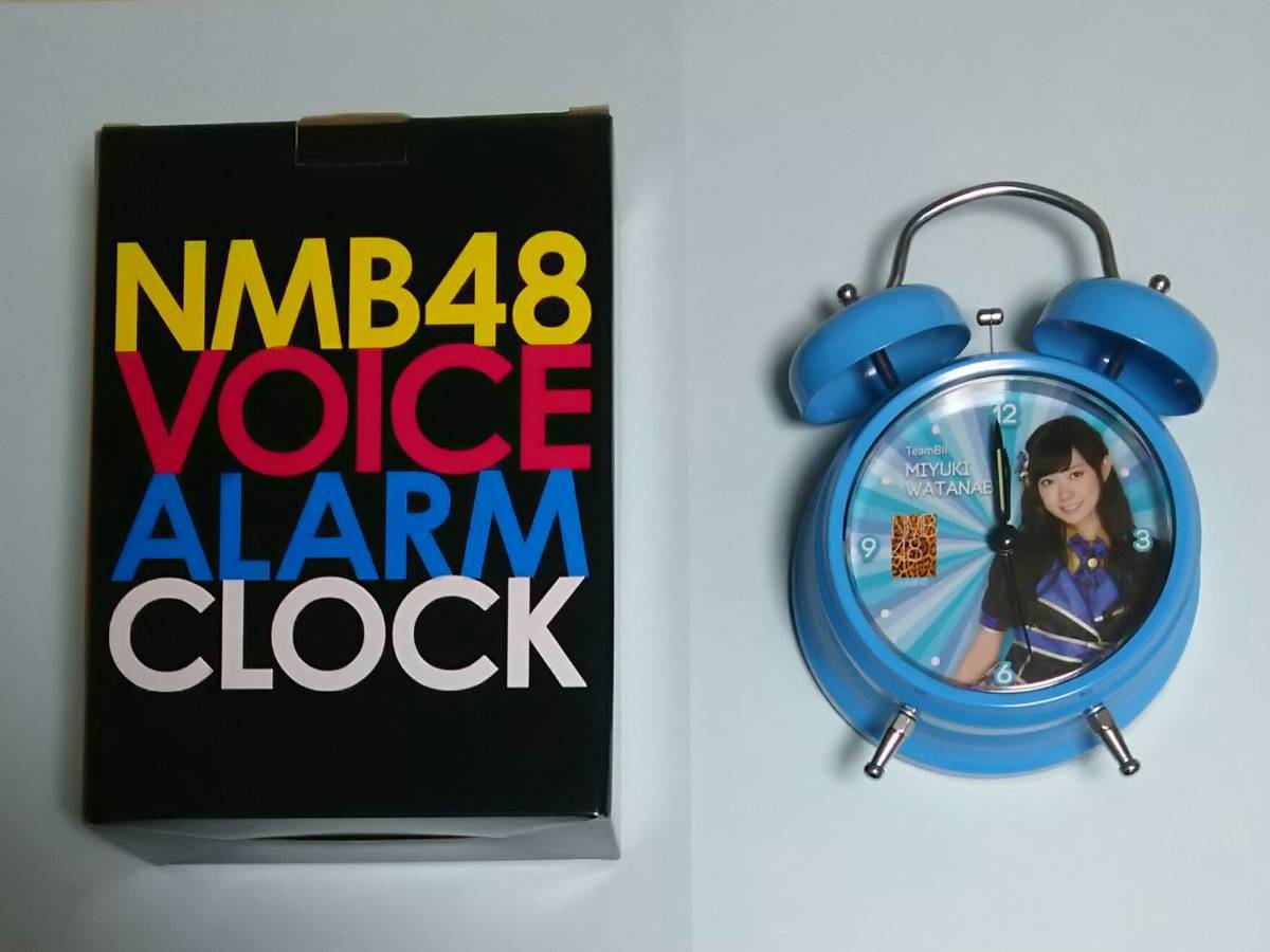 [ new goods unused ]NMB48 Watanabe Miyuki voice entering eyes ... clock 