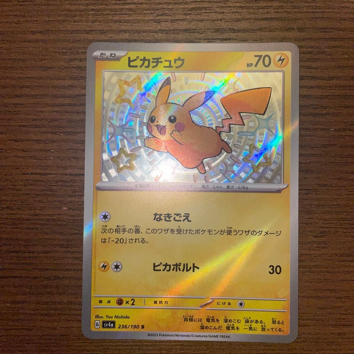 ピカチュウ 色違い ポケモンカードゲーム S シャイニー ピカチュウ 色違い ポケモンカードゲーム S シャイニー