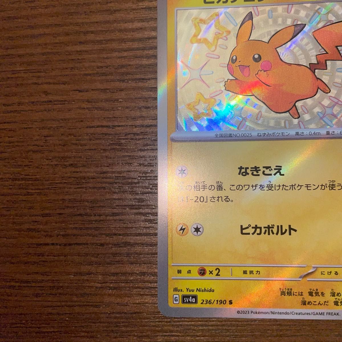 ピカチュウ 色違い ポケモンカードゲーム S シャイニー ピカチュウ 色違い ポケモンカードゲーム S シャイニー