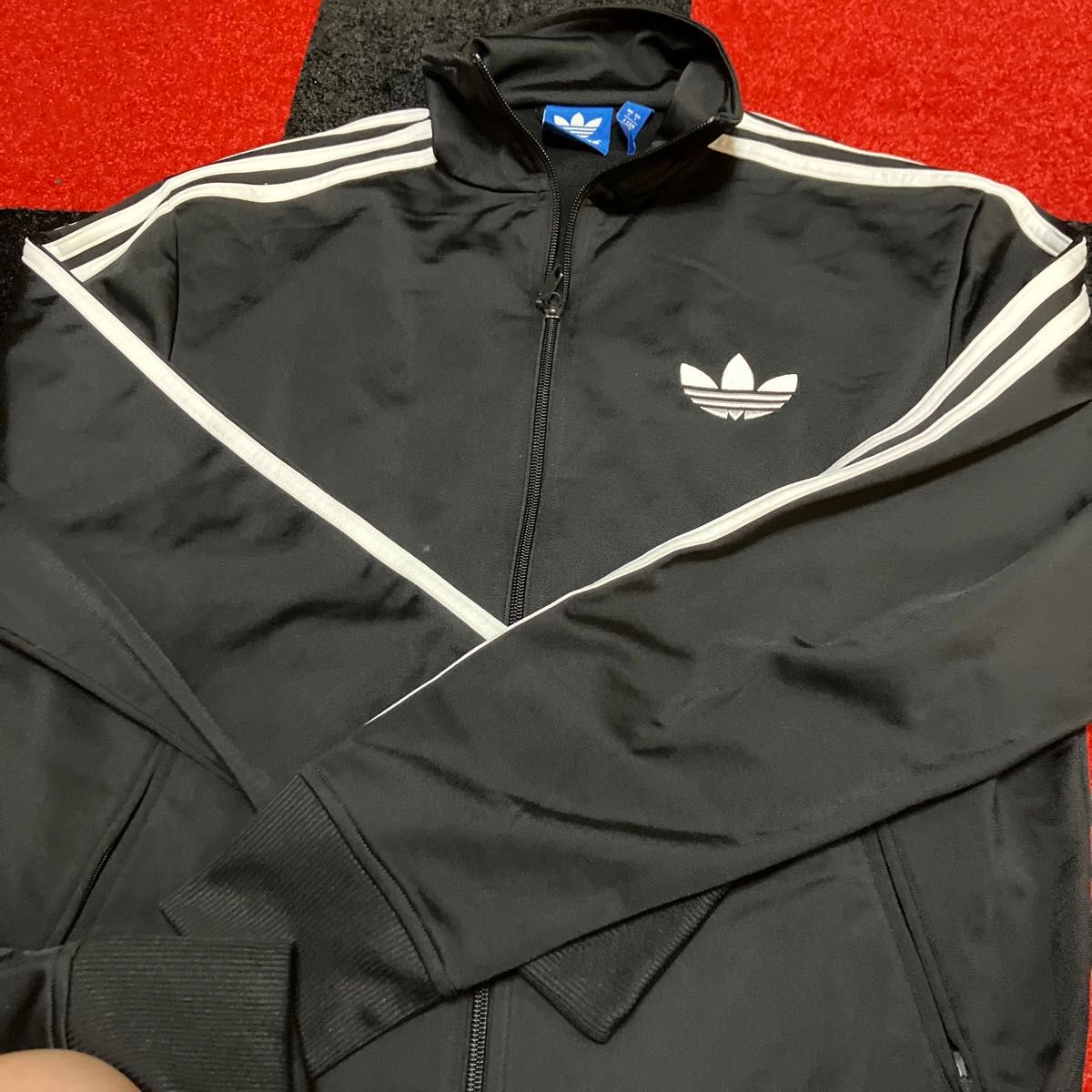 国内正規品 adidas originals トラックジャケット 黒 Mサイズ 09 国内正規品 adidas originals トラックジャケット 黒 Mサイズ 09
