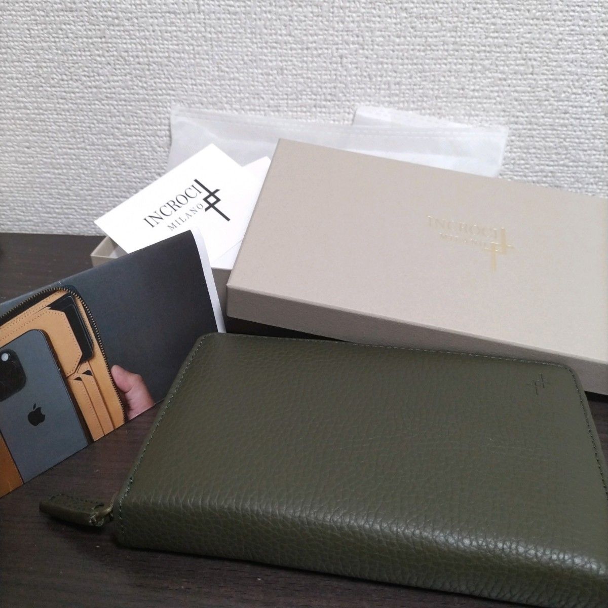 新品 本革 レザー 多機能 財布 ウォレット パニーノ Panino 新品 本革 レザー 多機能 財布 ウォレット パニーノ Panino