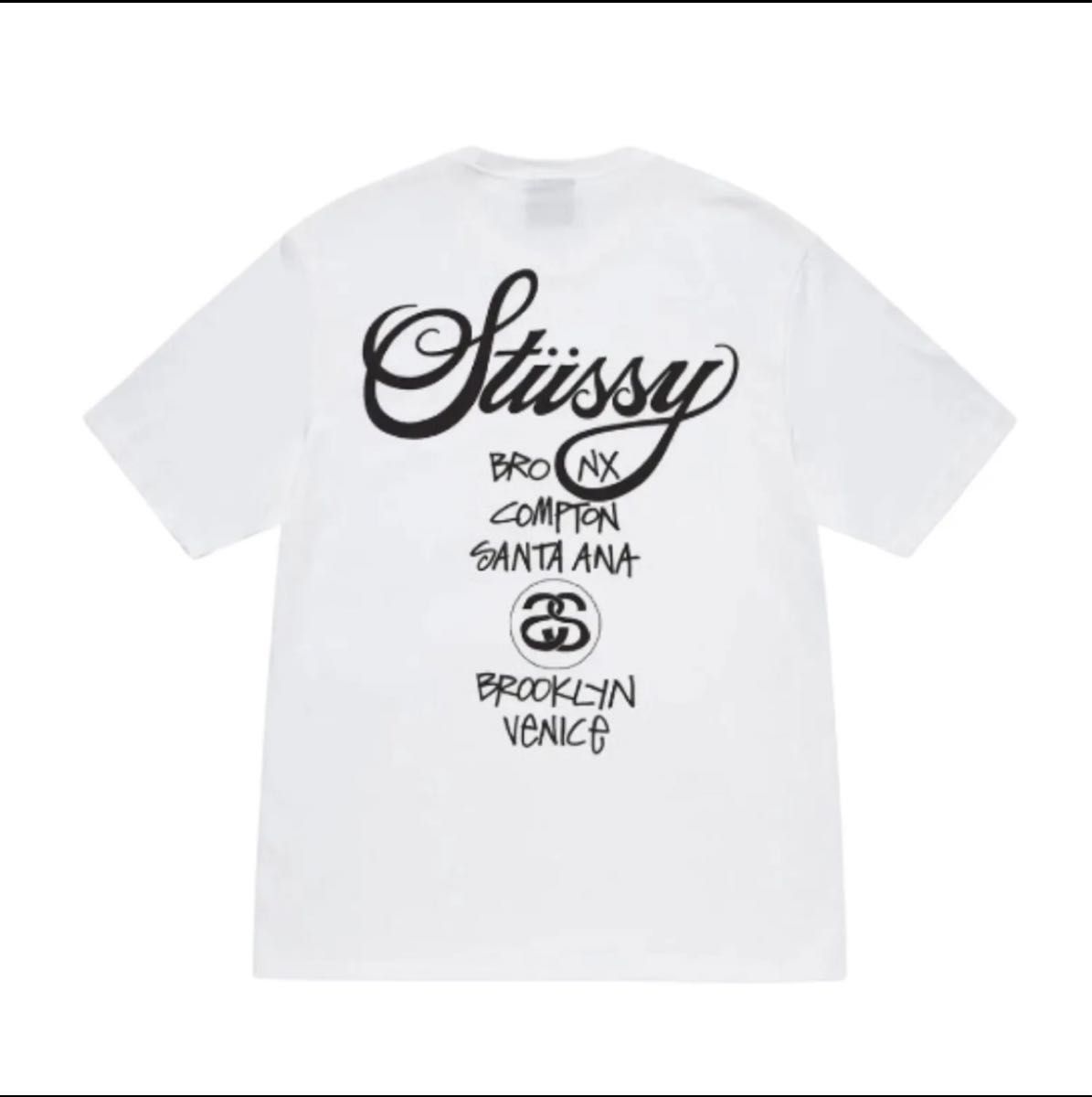 ステューシー Lサイズ STUSSY WORLD TOUR TEE Tシャツ 白|Yahoo ステューシー Lサイズ STUSSY WORLD TOUR TEE Tシャツ 白|Yahoo